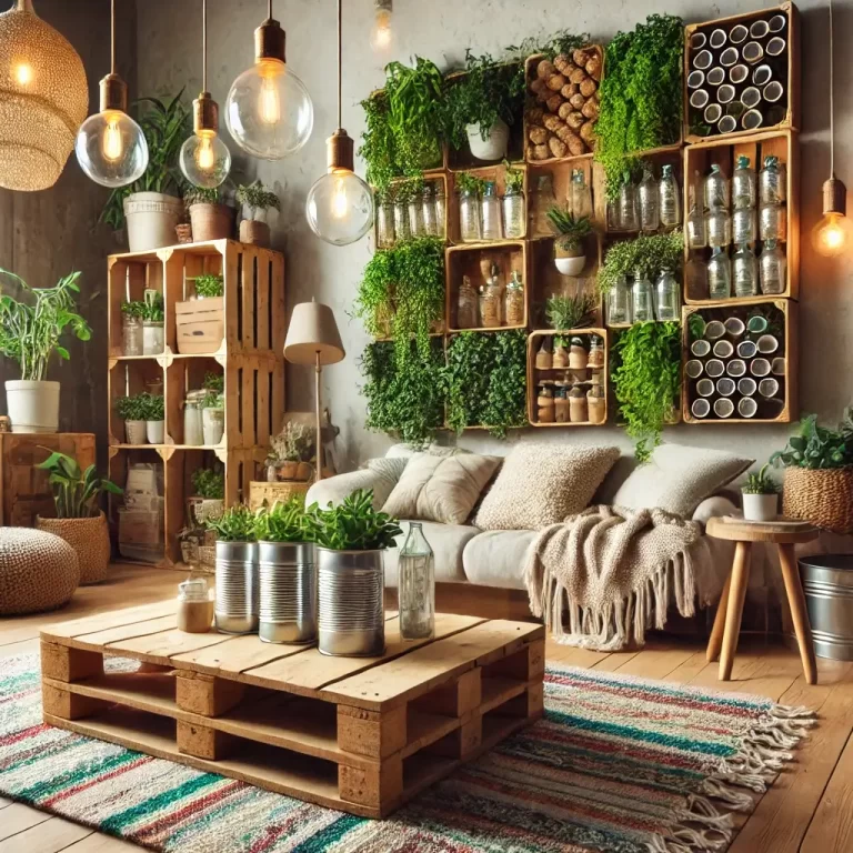 Decoração Sustentável: 10 Projetos DIY para Criar com Materiais Recicláveis